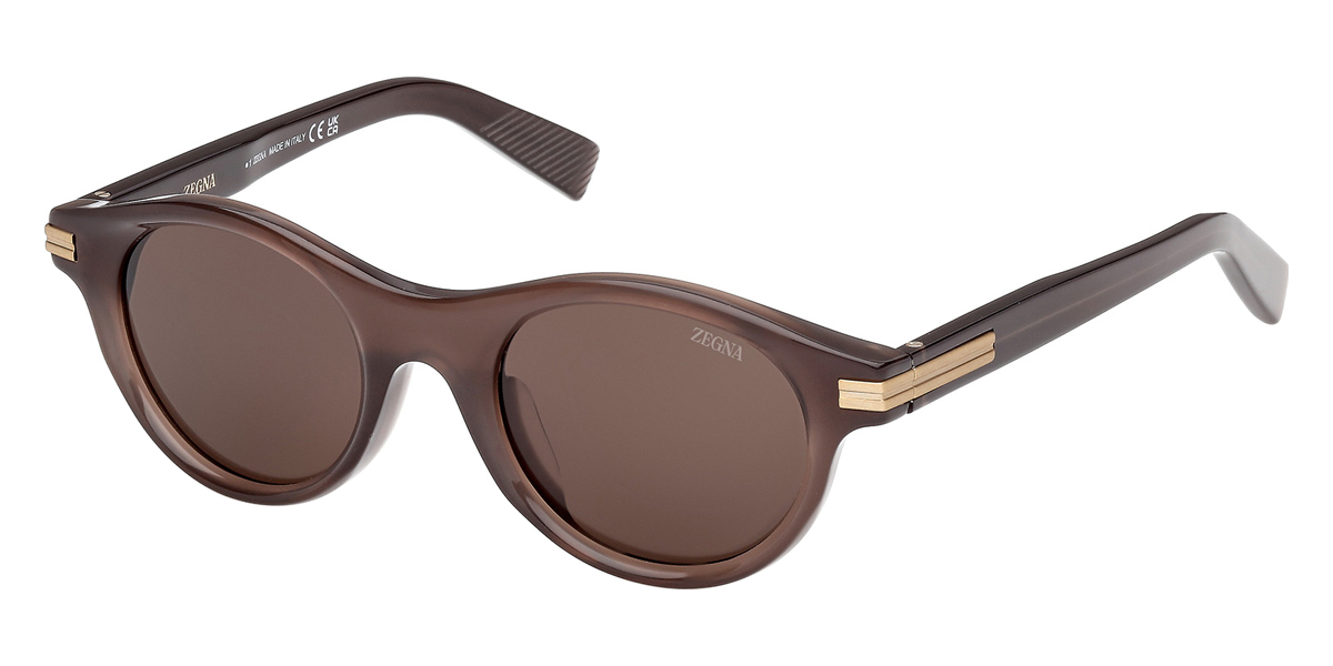 Color: Shiny Dark Brown (48E) - Ermenegildo Zegna EZ027148E48