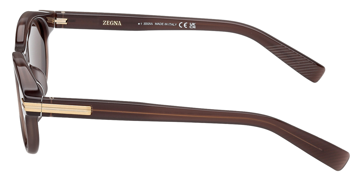 Color: Shiny Dark Brown (48E) - Ermenegildo Zegna EZ027148E48