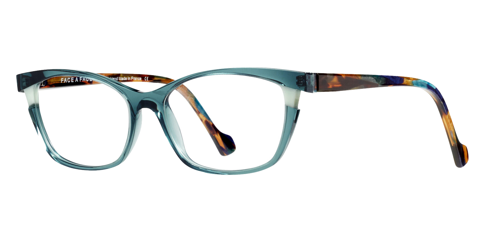 Color: Gray Blue Petrol Transparent (3207) - Face a Face FAFBAHIA2320755