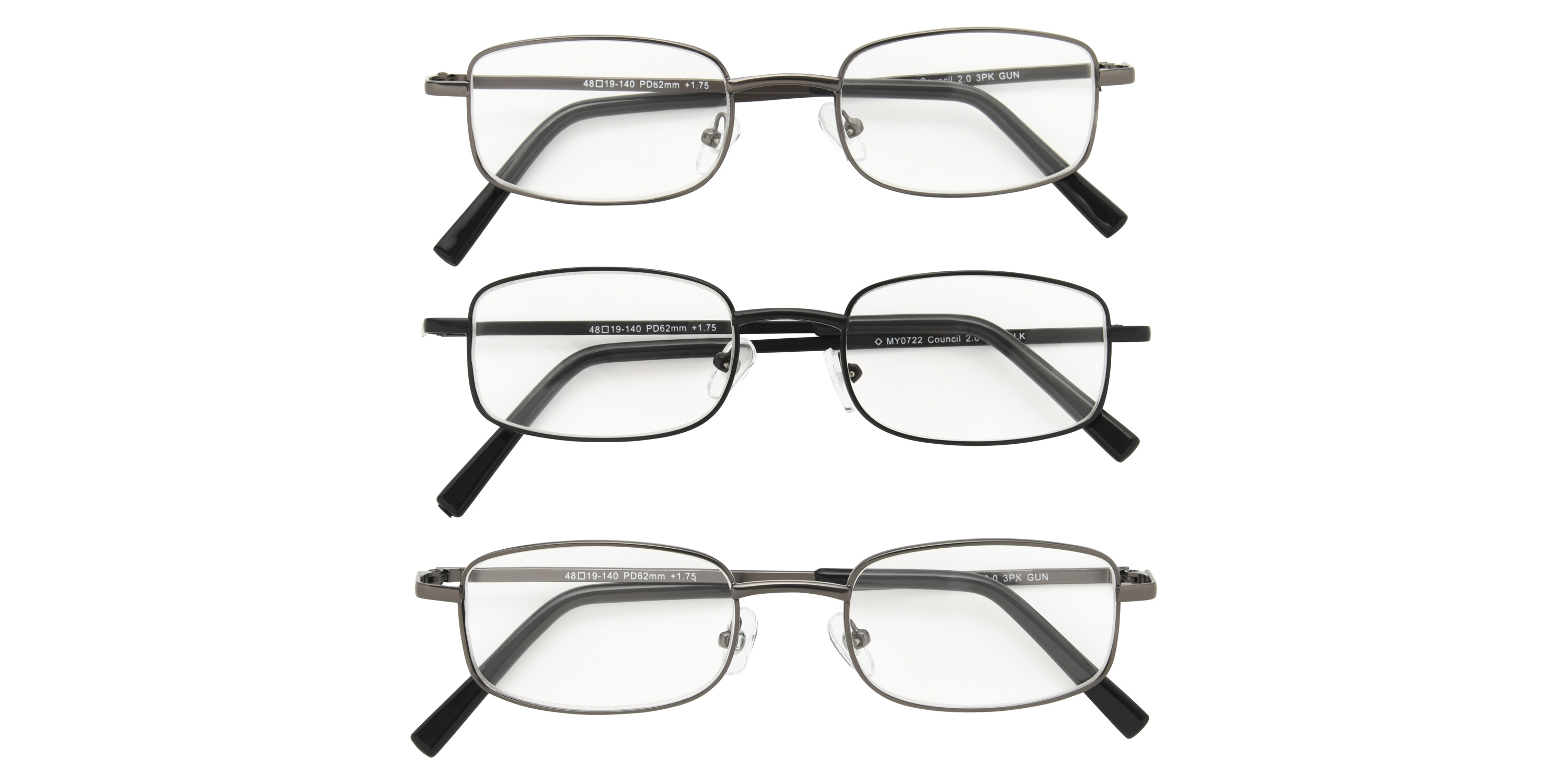 Foster Grant™ - Essentials by Multi Pack Men's Readers