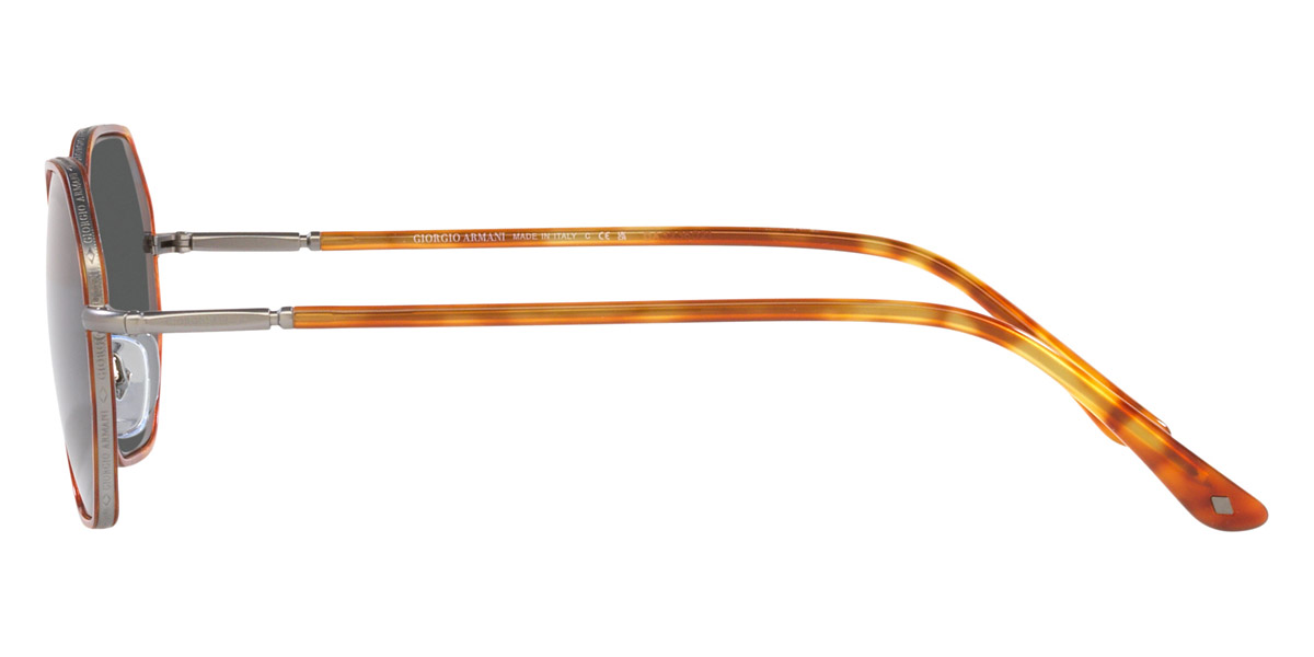 Color: Matte Gunmetal/Red Havana (333287) - Giorgio Armani AR6112J33328752