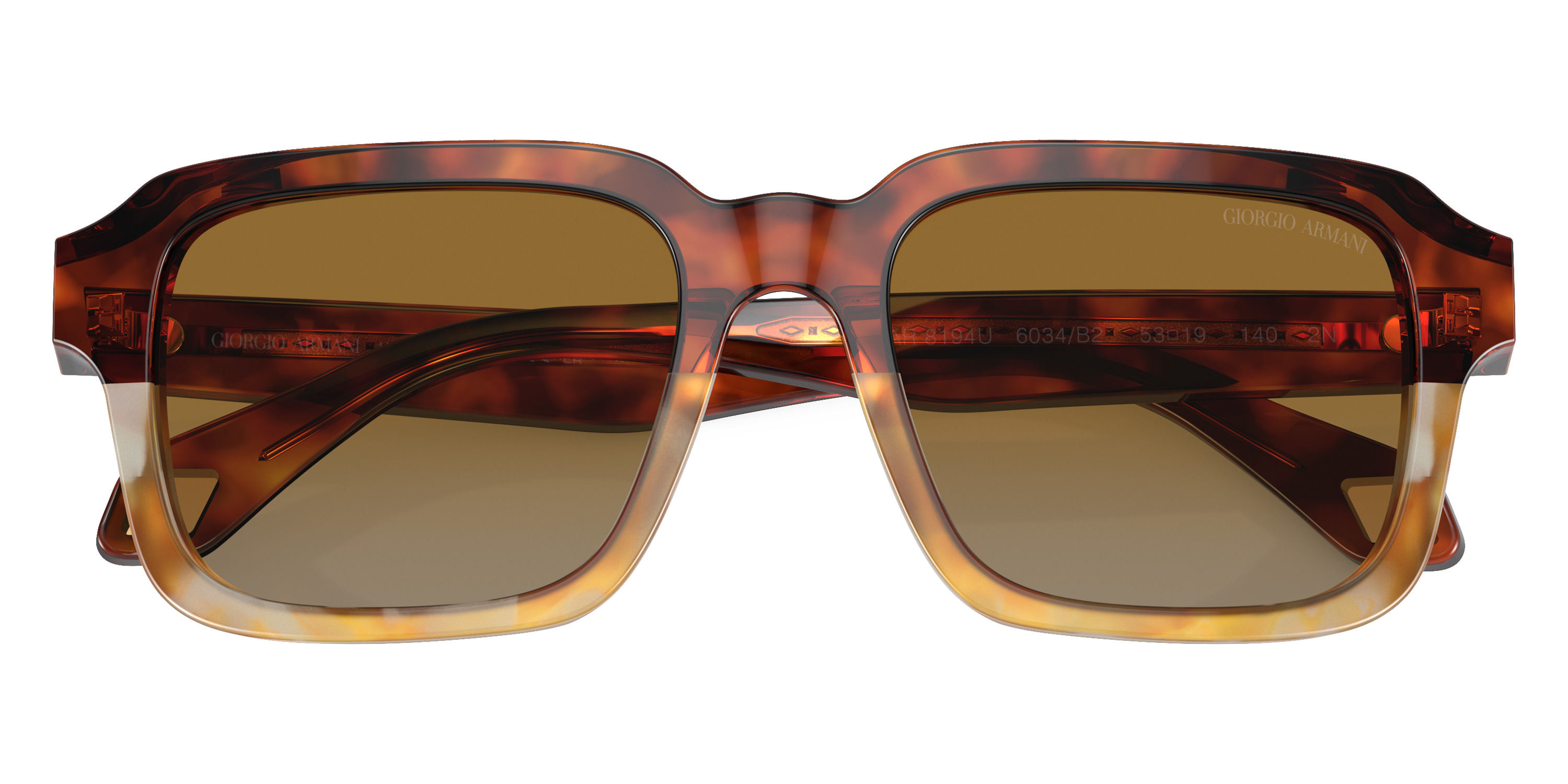 Color: Red Havana/Honey Havana (6034B2) - Giorgio Armani AR8194U6034B253