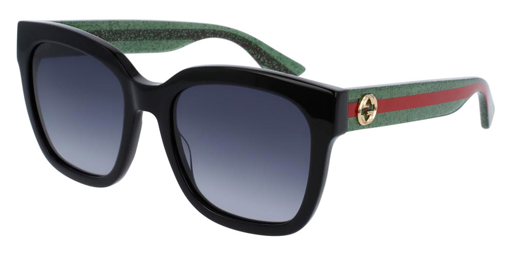 Color: Black/Green (002) - Gucci GG0034SN00254
