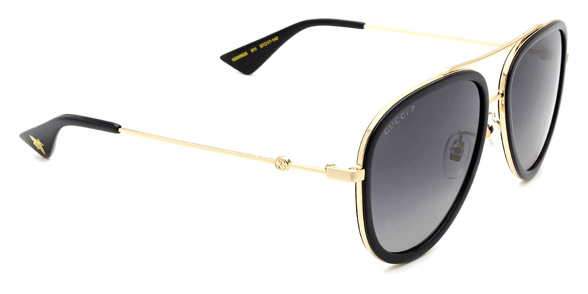 Gucci™ GG0062S 011 57 Gold Sunglasses