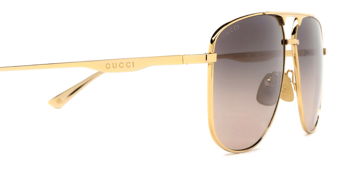 Gucci™ GG0336S Aviator Sunglasses | EyeOns.com