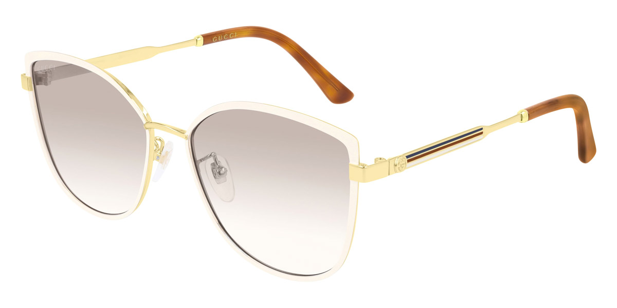 Color: Gold/Ivory (003) - Gucci GG0589SK00357