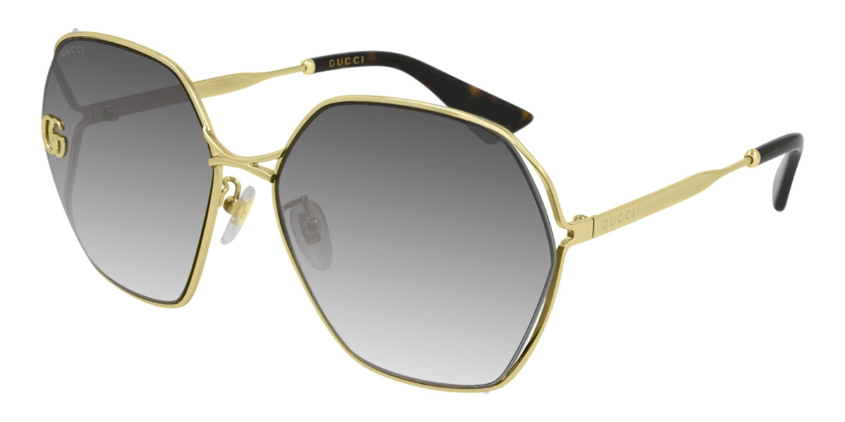 Gucci™ GG0818SA 005 63 Gold Sunglasses