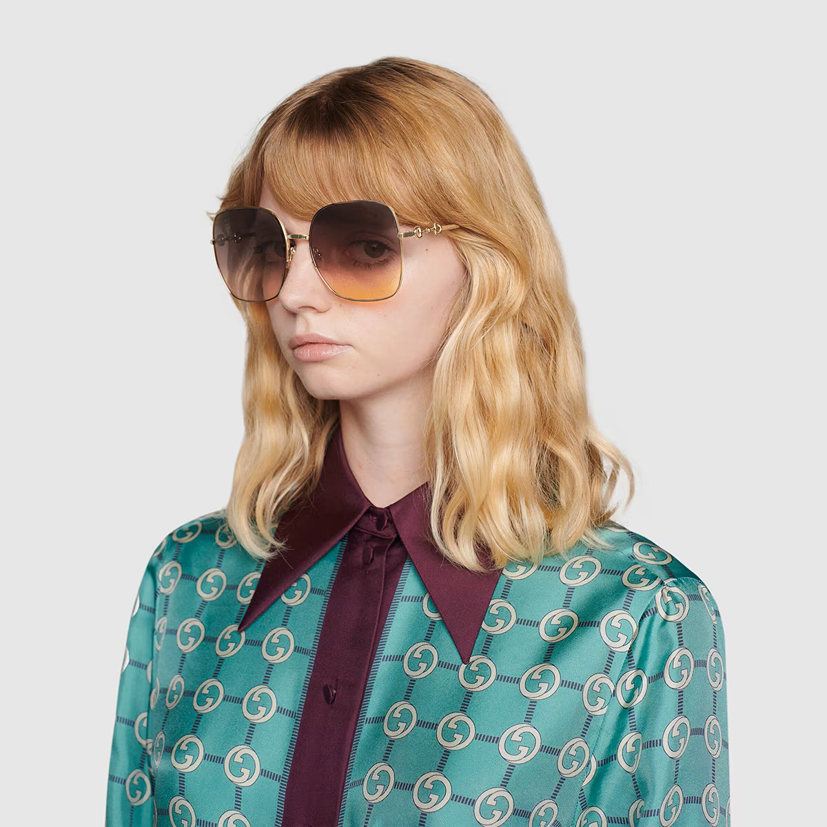 Color: Gold (004) - Gucci GG0879S00461