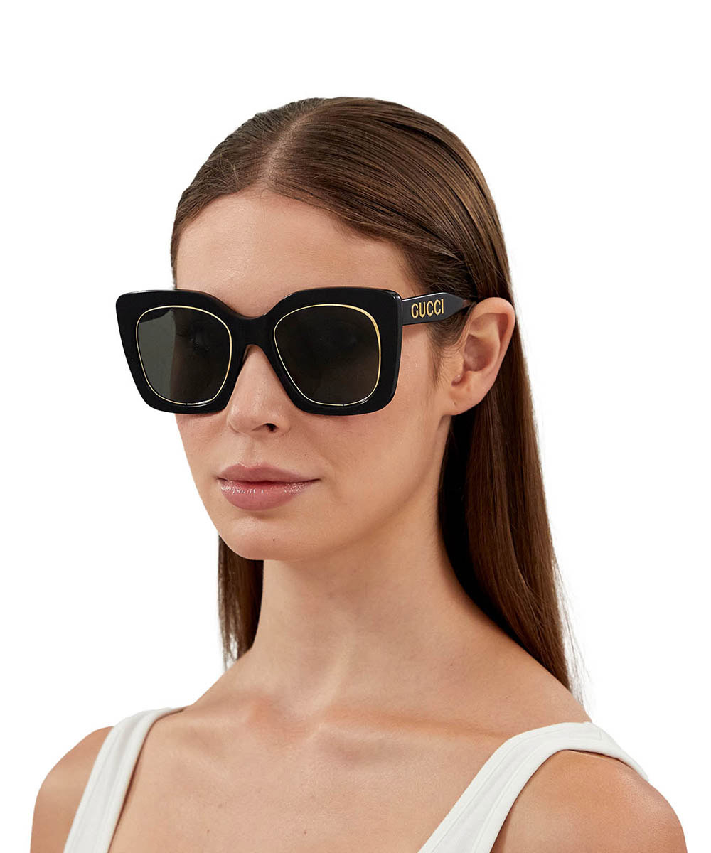 Gucci™ GG1151S 001 51 Black Sunglasses