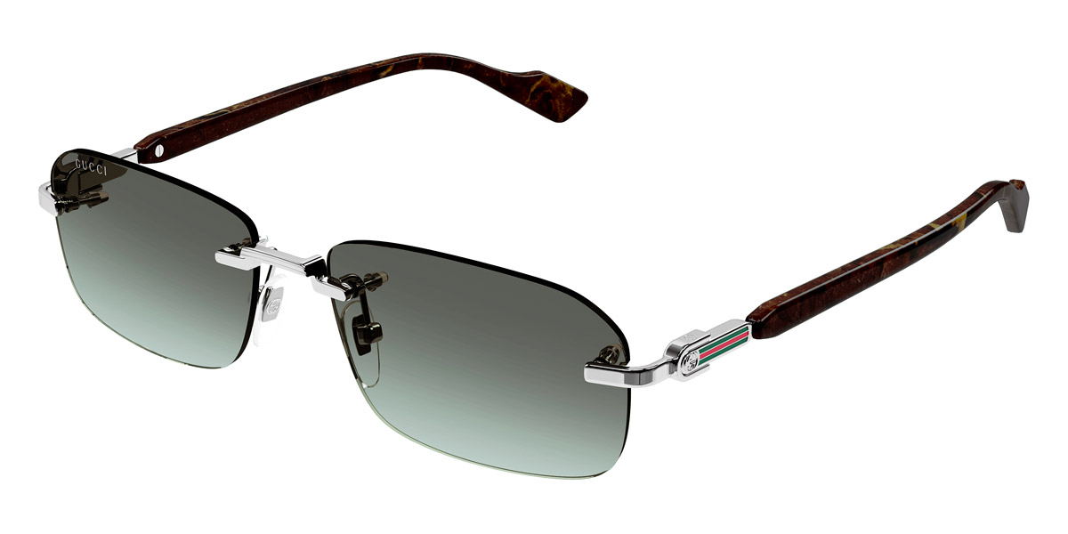 Color: Silver/Brown (008) - Gucci GG1221S00856