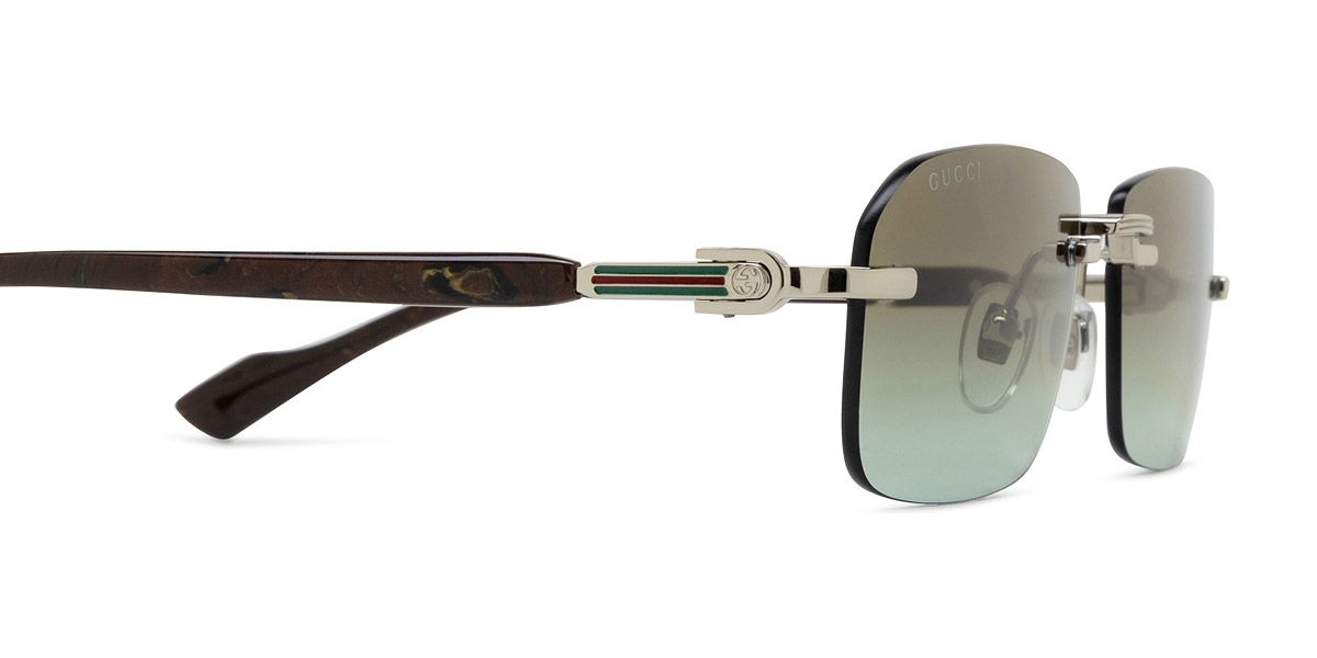 Color: Silver/Brown (008) - Gucci GG1221S00856