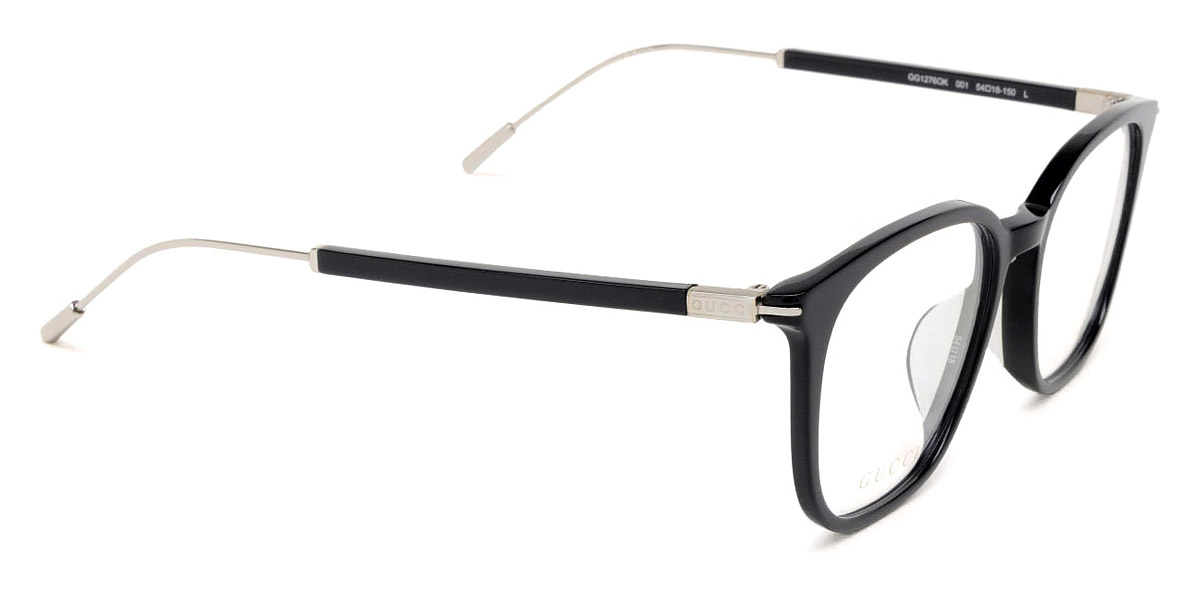 Gucci™ GG1276OK 001 54 Black/Silver Eyeglasses