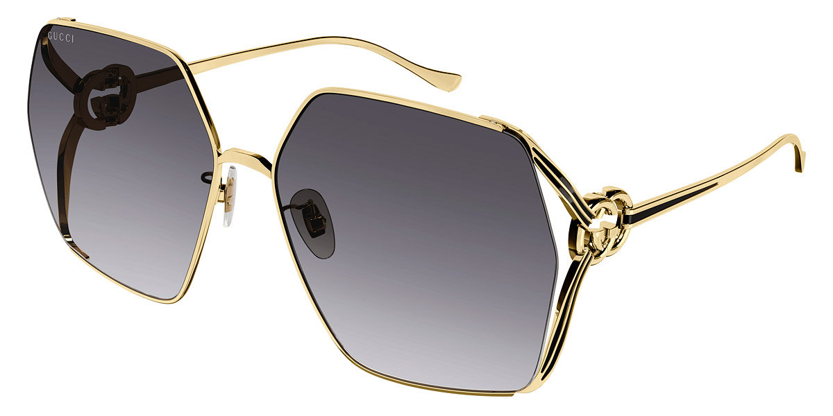 Gucci™ GG1322SA 001 64 Gold Sunglasses