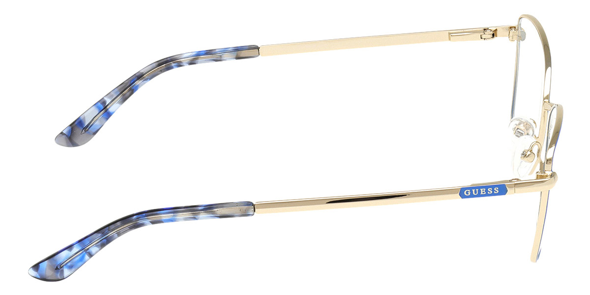Color: Blue/Havana/Shiny Pale Gold (092) - Guess GU5019409253