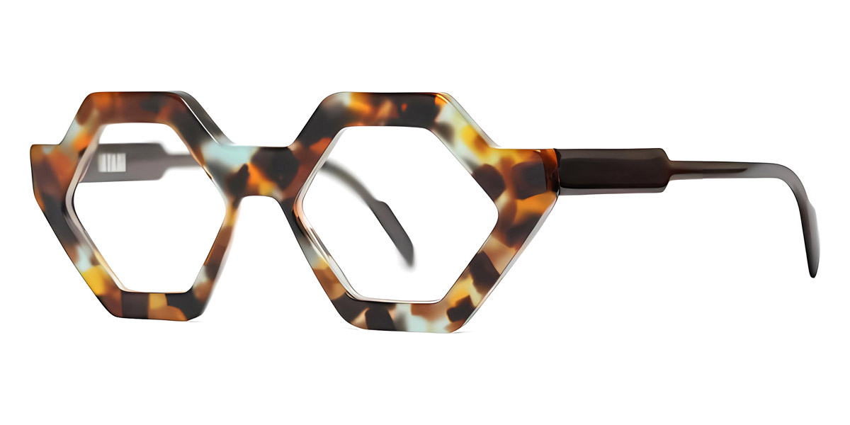 Color: Tortoise/Dark Brown (1H07b) - Henau HENHEXAFORTE1H07b48