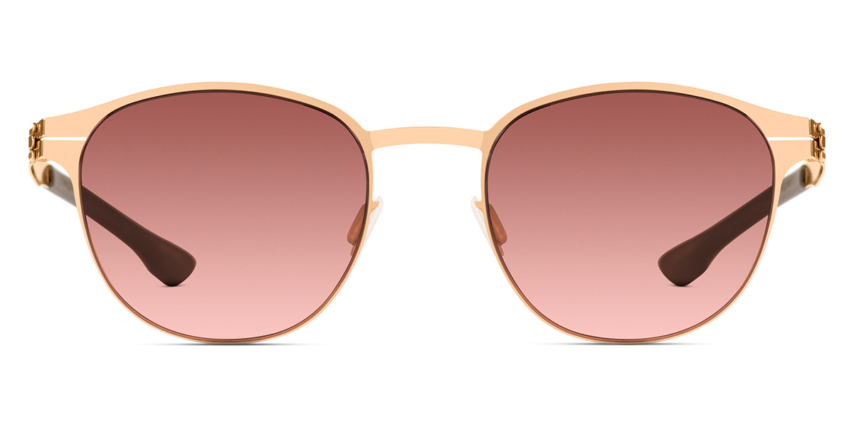 Ic! Berlin Aimee Rose-Gold Sunglasses Front View