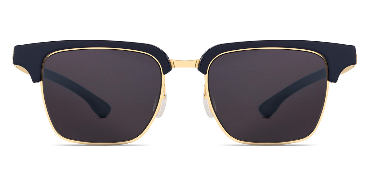 Ic! Berlin Akemi Sun-Gold-True-Blue Sunglasses Front View