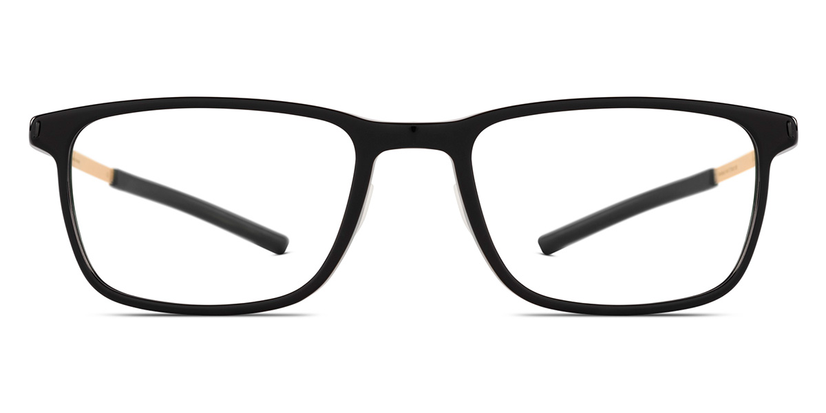 Ic! Berlin Akito Black Eyeglasses Front View