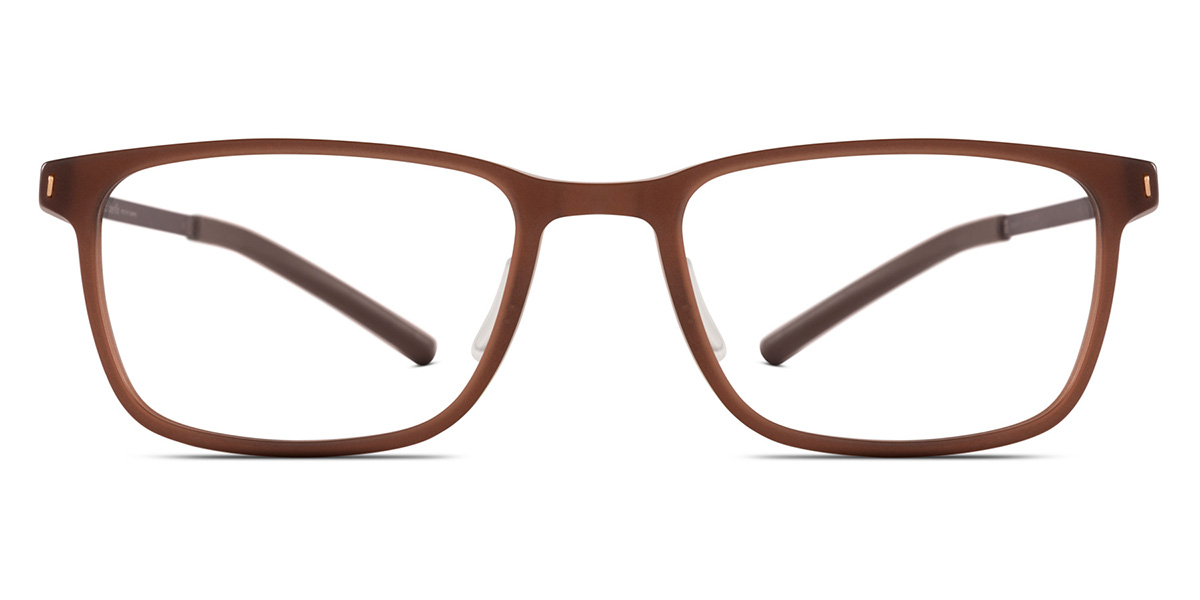 Ic! Berlin Akito Mahagony Matt Eyeglasses Front View