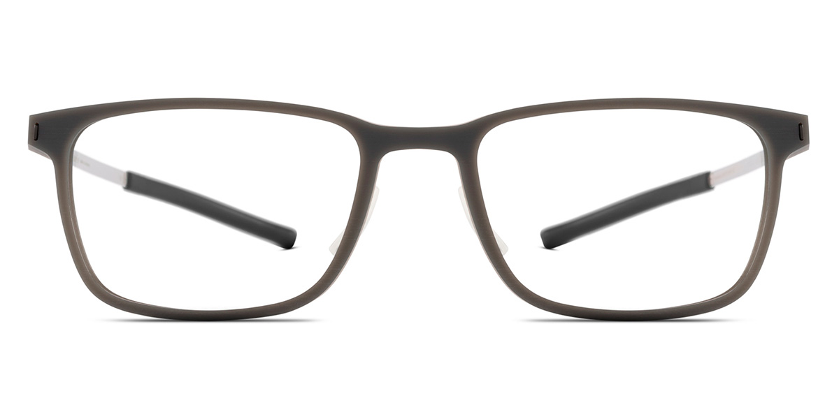Ic! Berlin Akito New Gray Rough Eyeglasses Front View