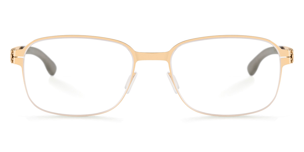 Ic! Berlin Aldo M. Rosé-Gold Eyeglasses Front View