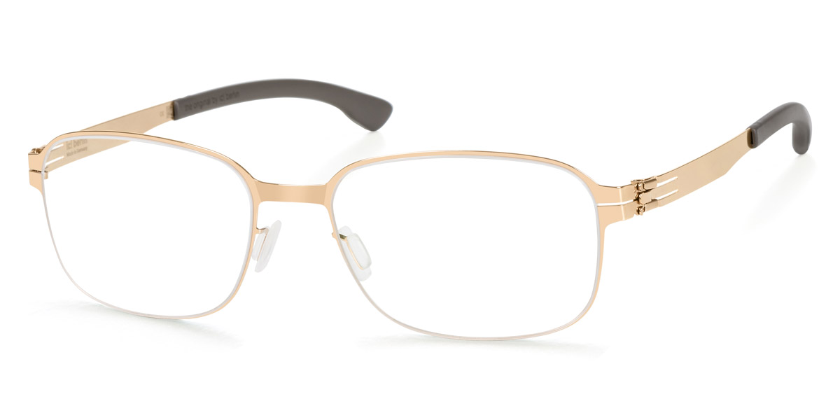 Ic! Berlin Aldo M. Rosé-Gold Eyeglasses Side View