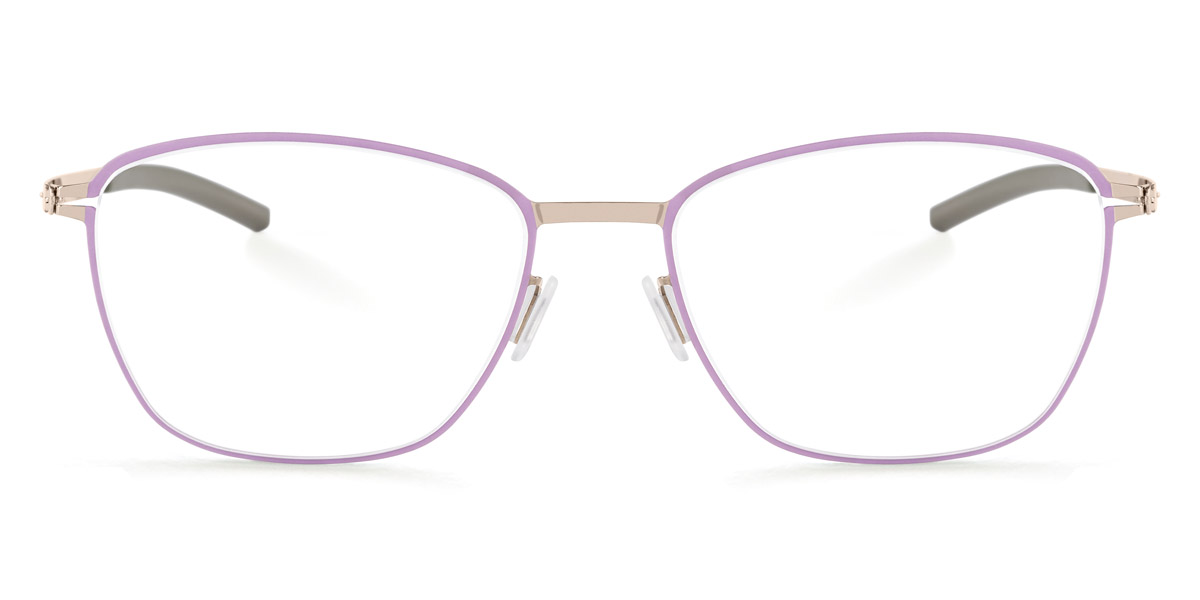 Ic! Berlin Aliza Orchid Bronze Circle Eyeglasses Front View