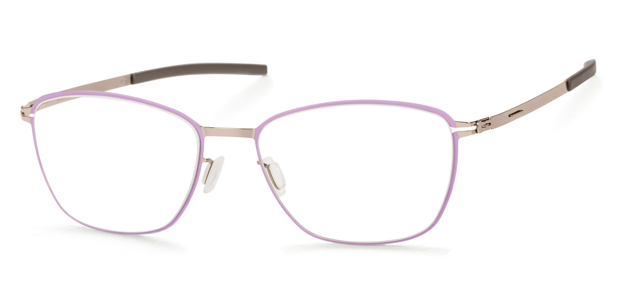 Ic! Berlin Aliza Orchid Bronze Circle Eyeglasses Side View