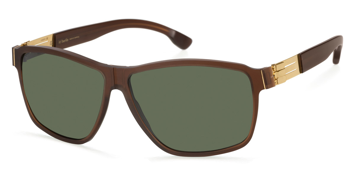 Ic! Berlin Alpha Mahagony-Rough Sunglasses Side View