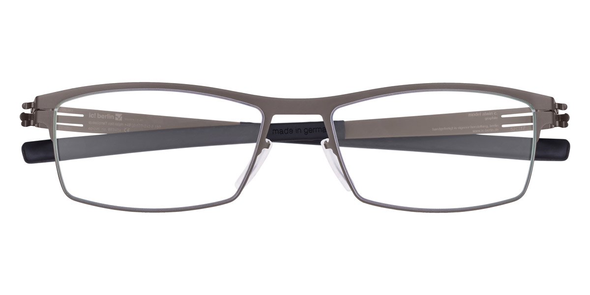 Ic! Berlin Alwin C. Graphite Eyeglasses Front View