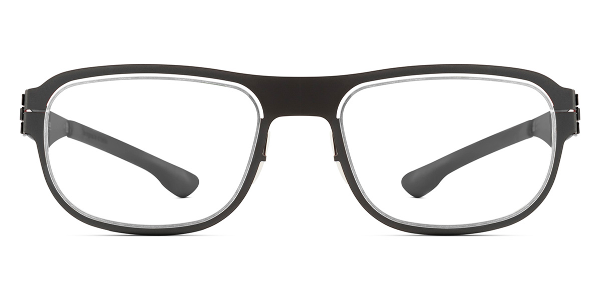 Ic! Berlin AMG 03 Black-Red 97 Eyeglasses Front View