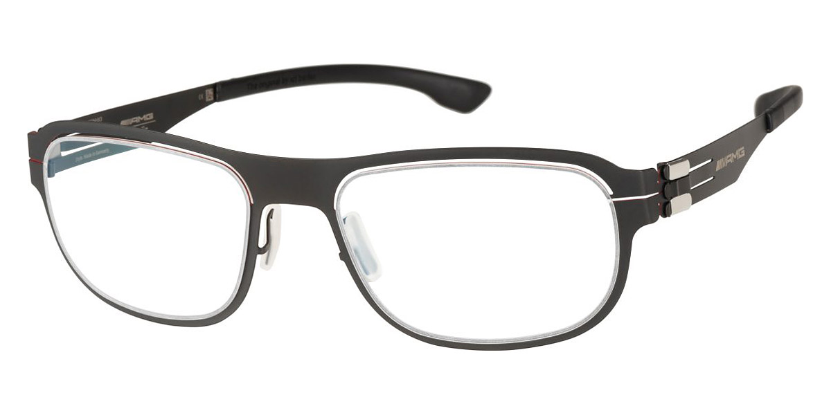 Ic! Berlin AMG 03 Black-Red 97 Eyeglasses Side View
