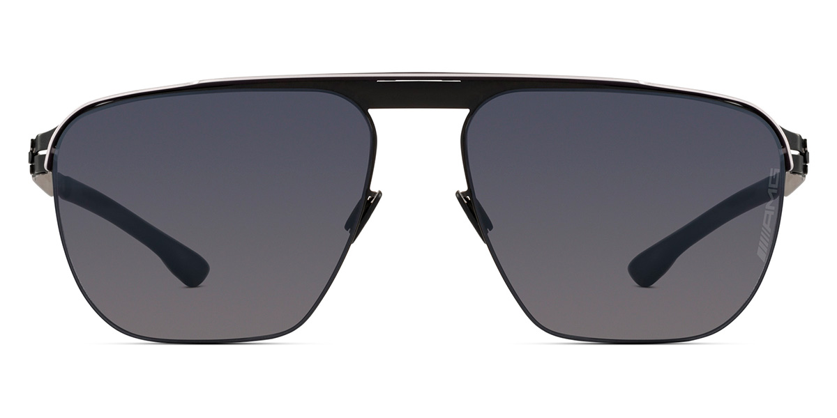 Ic! Berlin AMG 06 Black-Pearl Sunglasses Front View