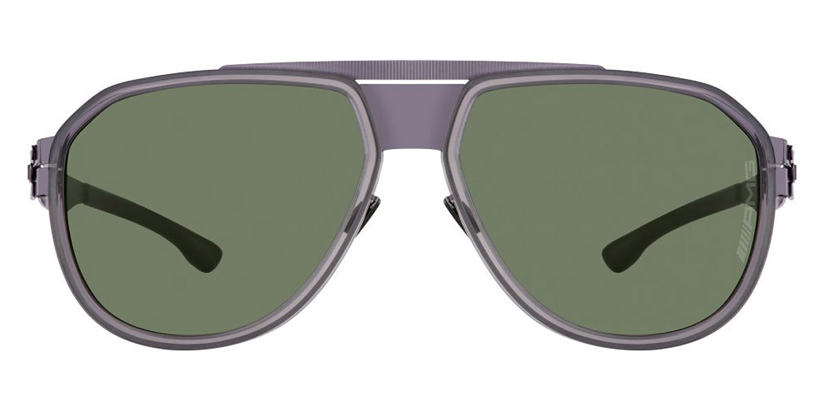 Ic! Berlin AMG 10 Aubergine-Gray Sunglasses Front View