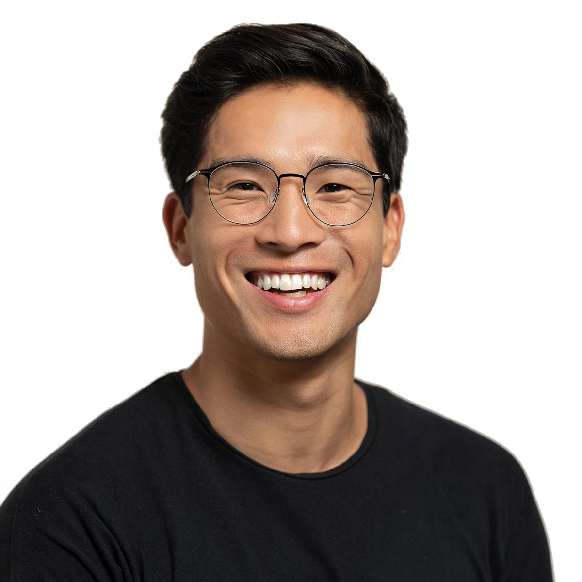 Ic! Berlin Amihan 2.0 Black Eyeglasses On Male Model