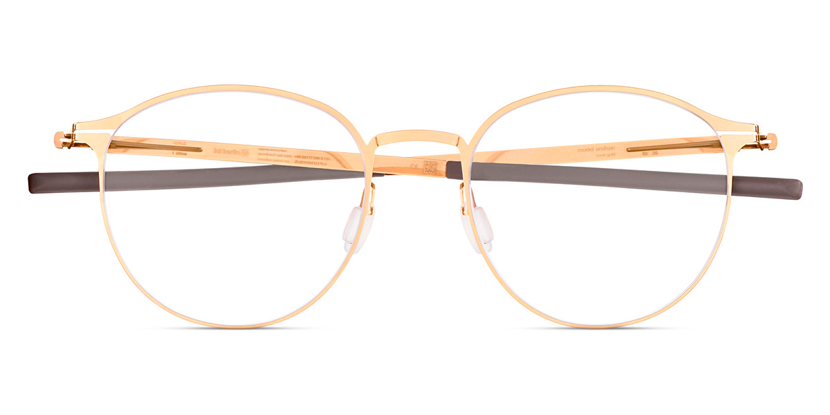 Ic! Berlin Amihan 2.0 Teak Eyeglasses Front View