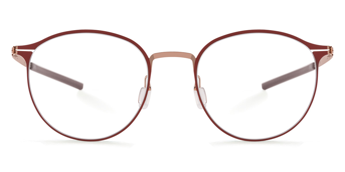 Ic! Berlin Amihan Fired Copper Circle Eyeglasses Front View