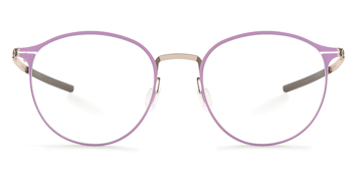 Ic! Berlin Amihan Orchid Bronze Circle Eyeglasses Front View