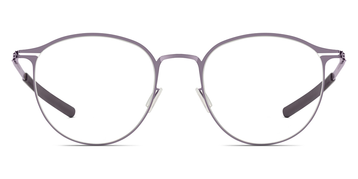 Ic! Berlin Amihan Small Shiny Aubergine Eyeglasses Front View