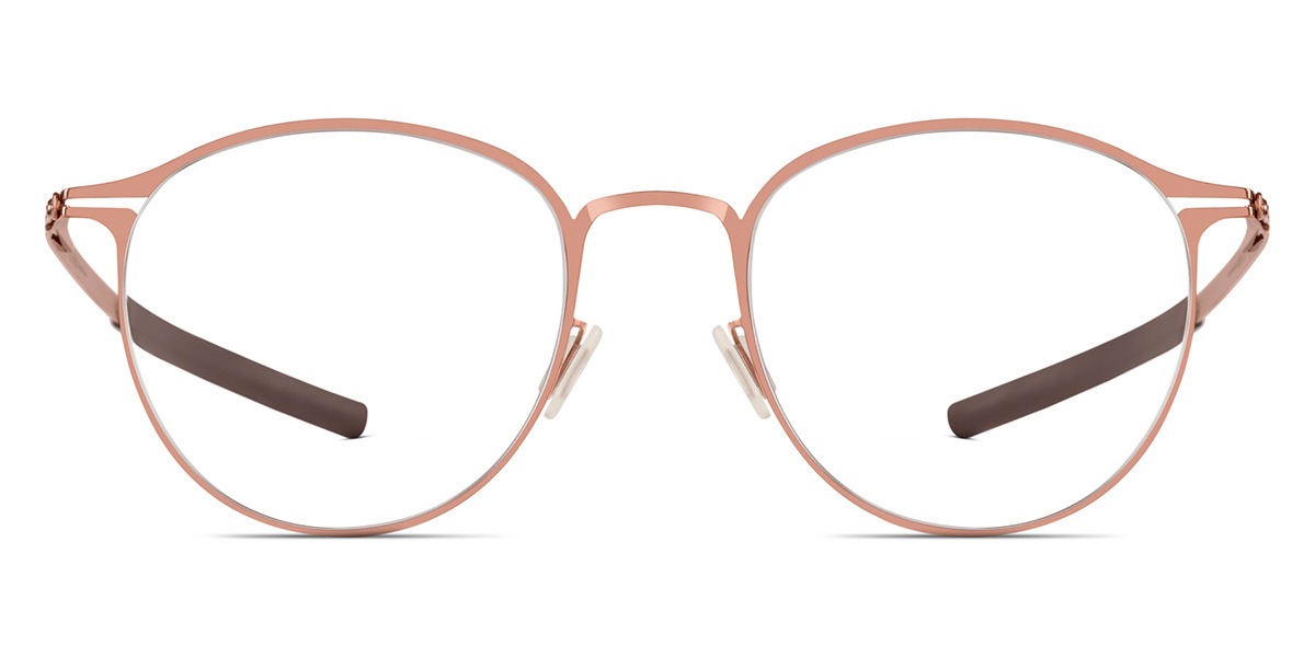 Ic! Berlin Amihan Small Shiny Copper Eyeglasses Front View