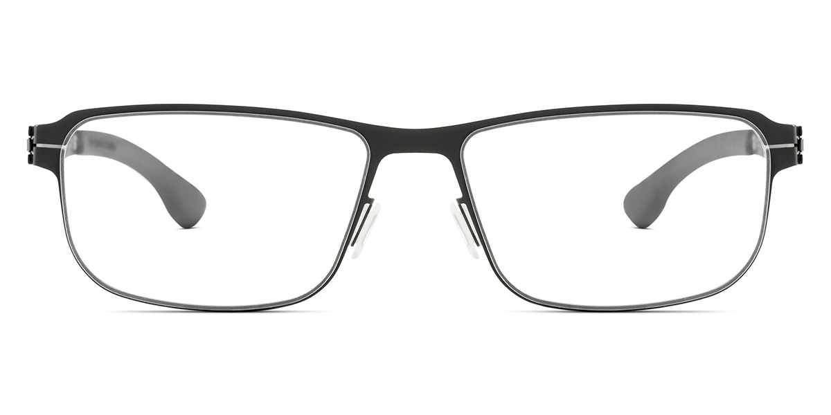 Ic! Berlin Andrew P. Black Eyeglasses Front View