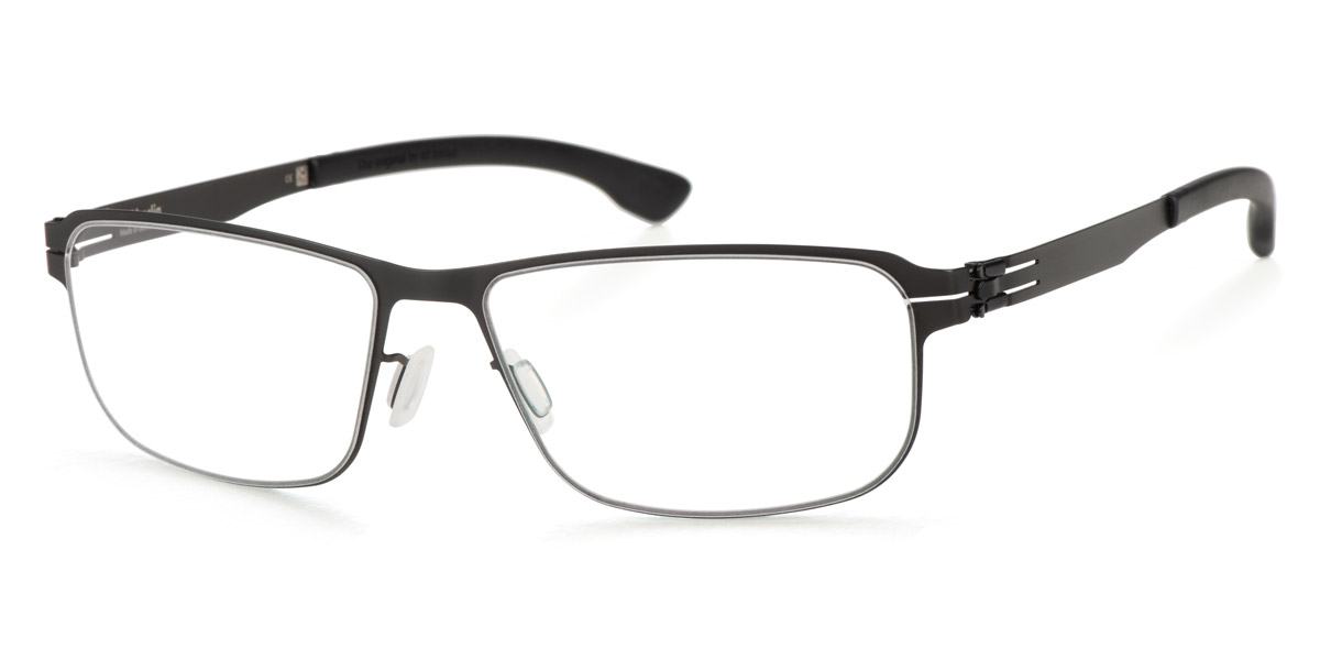Ic! Berlin Andrew P. Black Eyeglasses Side View