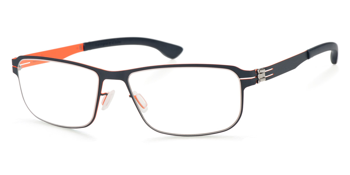 Ic! Berlin Andrew P. Blue Flame Eyeglasses Side View