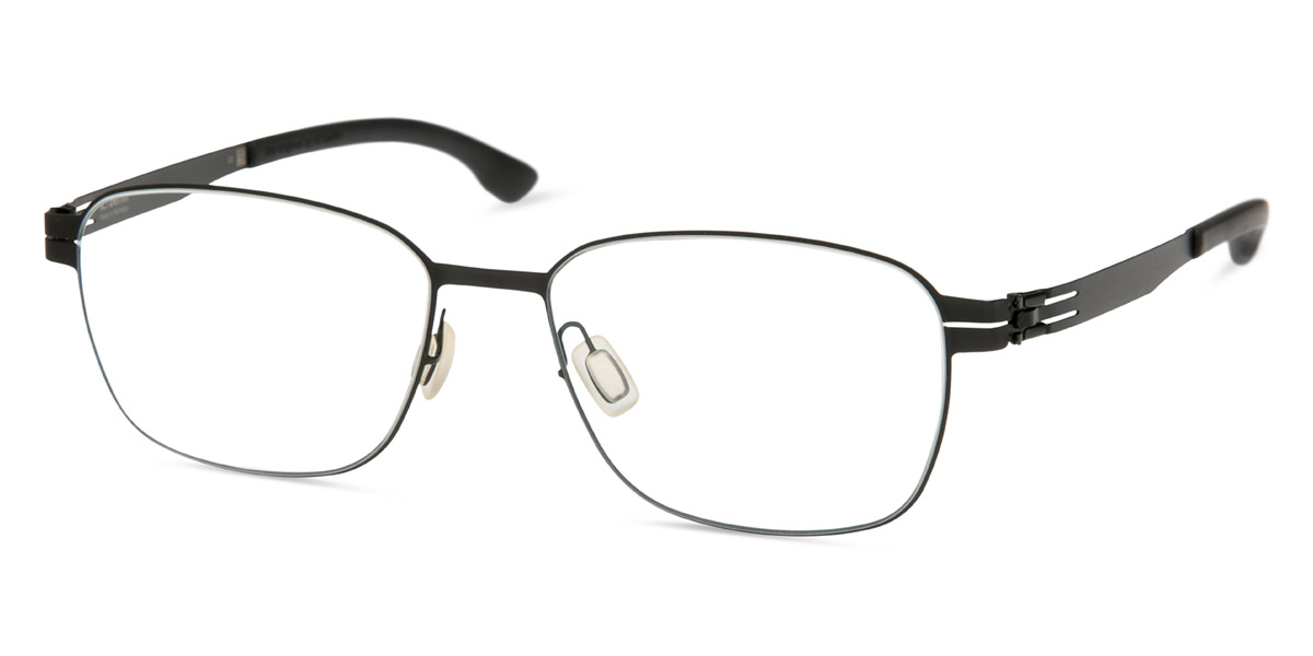 Ic! Berlin Andy L. Black Eyeglasses Side View