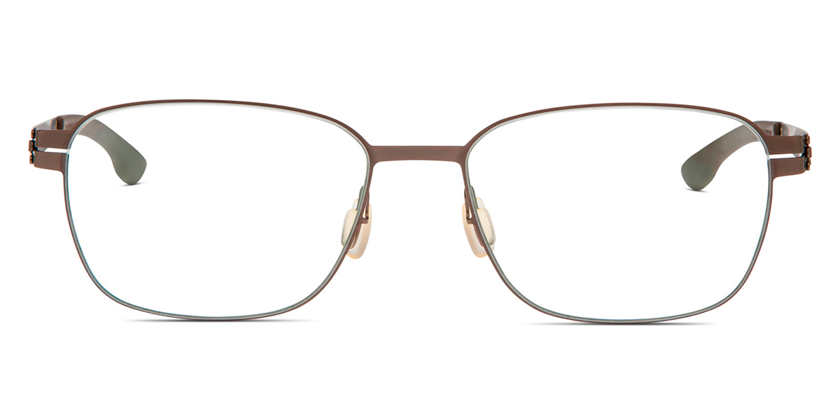 Ic! Berlin Andy L. Teak Eyeglasses Front View