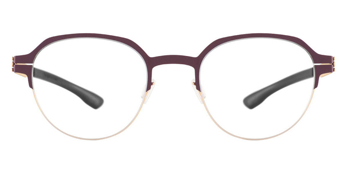 Ic! Berlin Ari Bordeaux-Rose Eyeglasses Front View