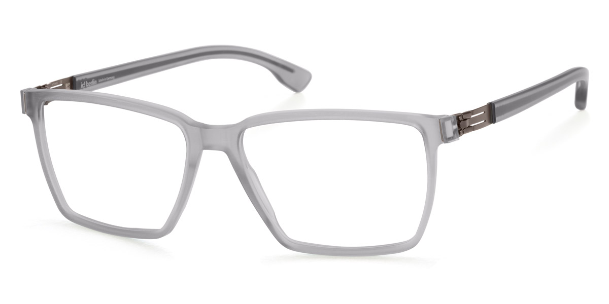 Ic! Berlin Axis Sky-Gray-Rough Eyeglasses Side View