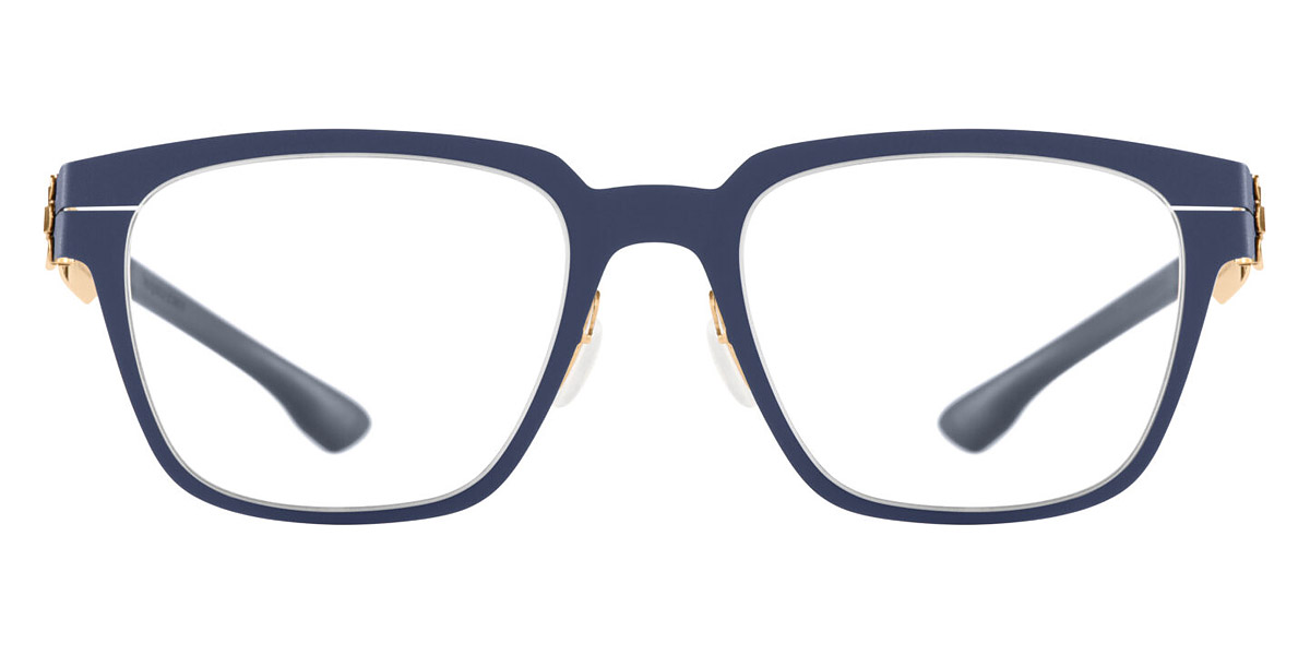 Ic! Berlin Bo Marine Blue/Rose Gold Eyeglasses Front View
