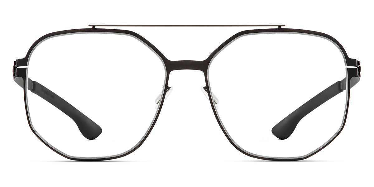 Ic! Berlin Bradly H. Black Eyeglasses Front View