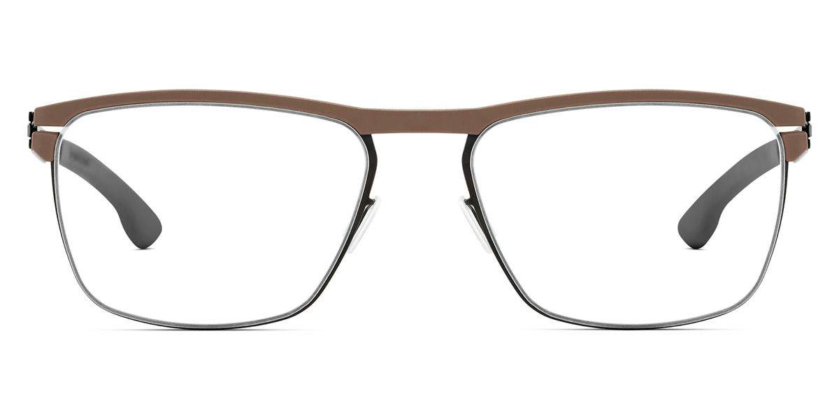 Ic! Berlin Central Black-Taupe Eyeglasses Front View